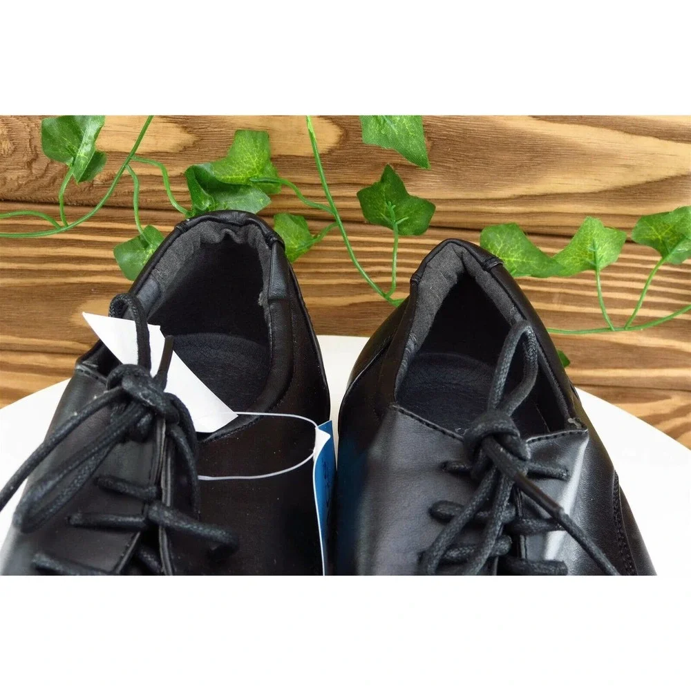 Soft Stags Shoes Sz‎ 9 W Black Derby Oxfords Leather Men Cole
